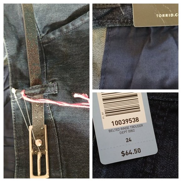 Torrid Dark Blue Boot Cut Jeans Size 24 RETAIL $65.00 - Picture 7 of 10